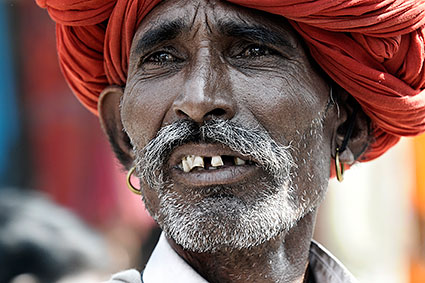 "Bauer-in-Rajasthan" von Philipp Wieder